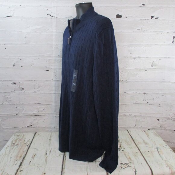 Club Room Men's Quarter Zip Pullover Sweater - Picture 5 of 7